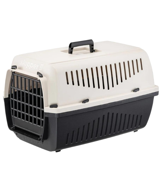 Ferplast SKIPPER 2 Cat and Small Dog Carrier 55 x 36 x h 33cm, Assorted Color - Blue / Dark Blue