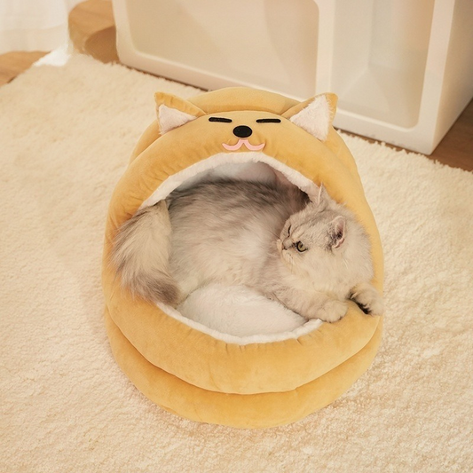 Cats Semi -Enclosed Bed 45*43*36CM