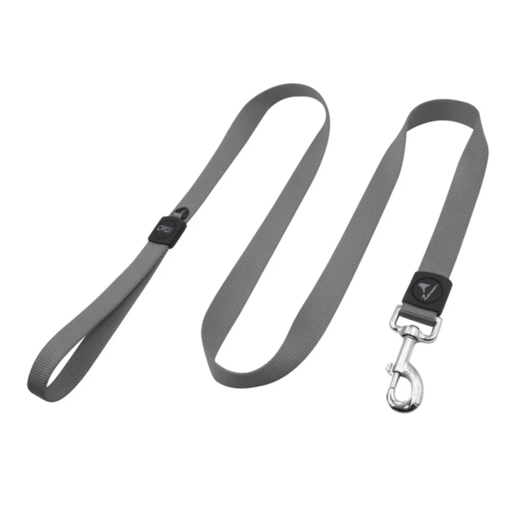 DOCO® Signature Nylon Leash - 6ft-2.0 x 180cm (M)-Grey