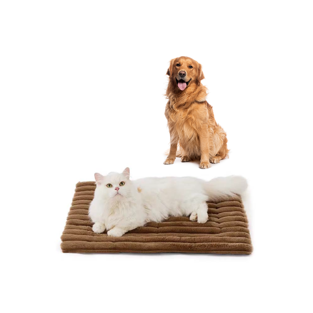 Faux Rabbit Fur Pet Mat