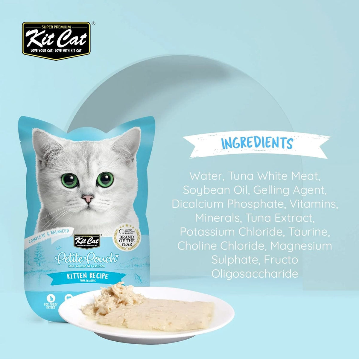 Kit Cat Petite Pouch 70g - Kitten Tuna