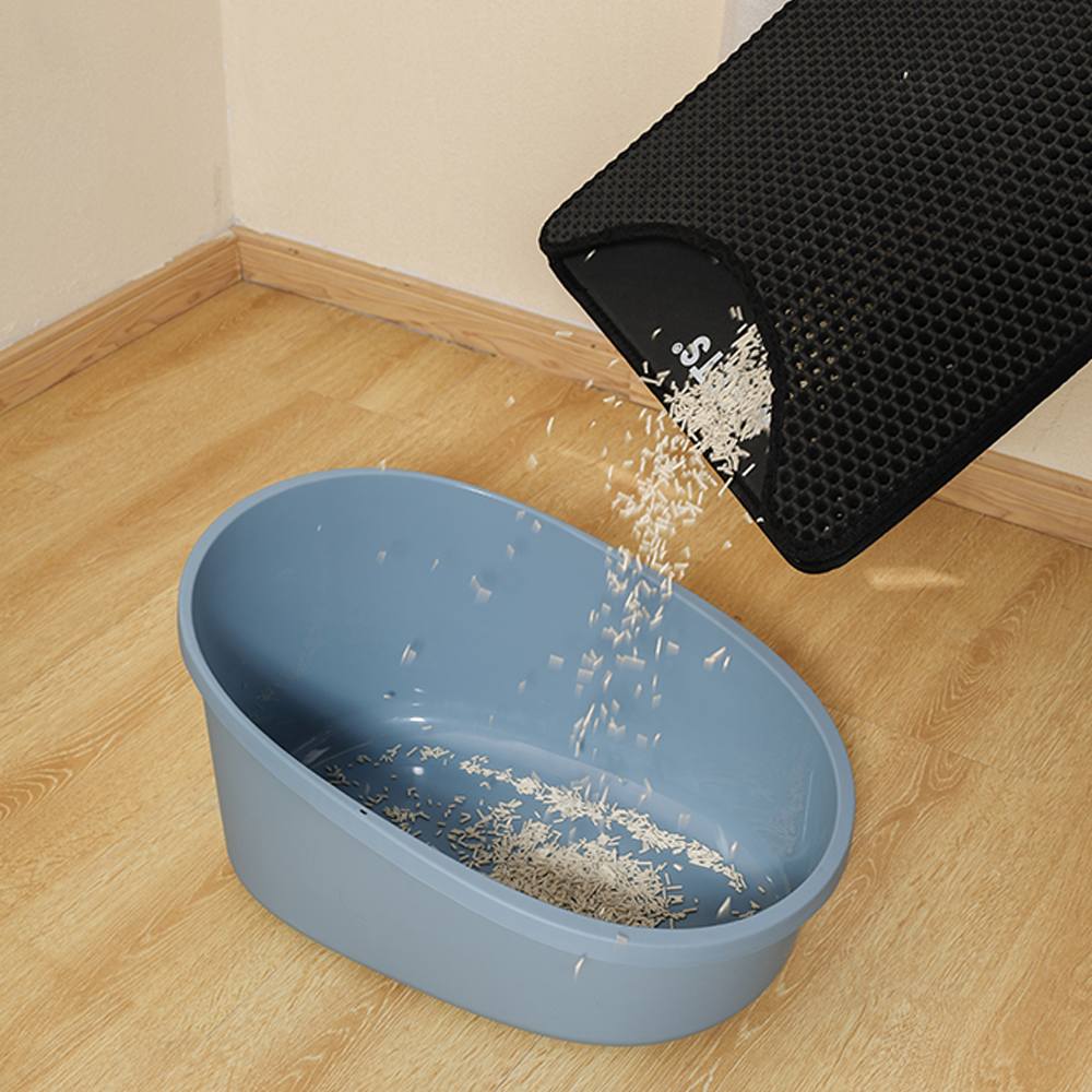 M-PETS Duplex Black Cat Litter Mat 45x65cm
