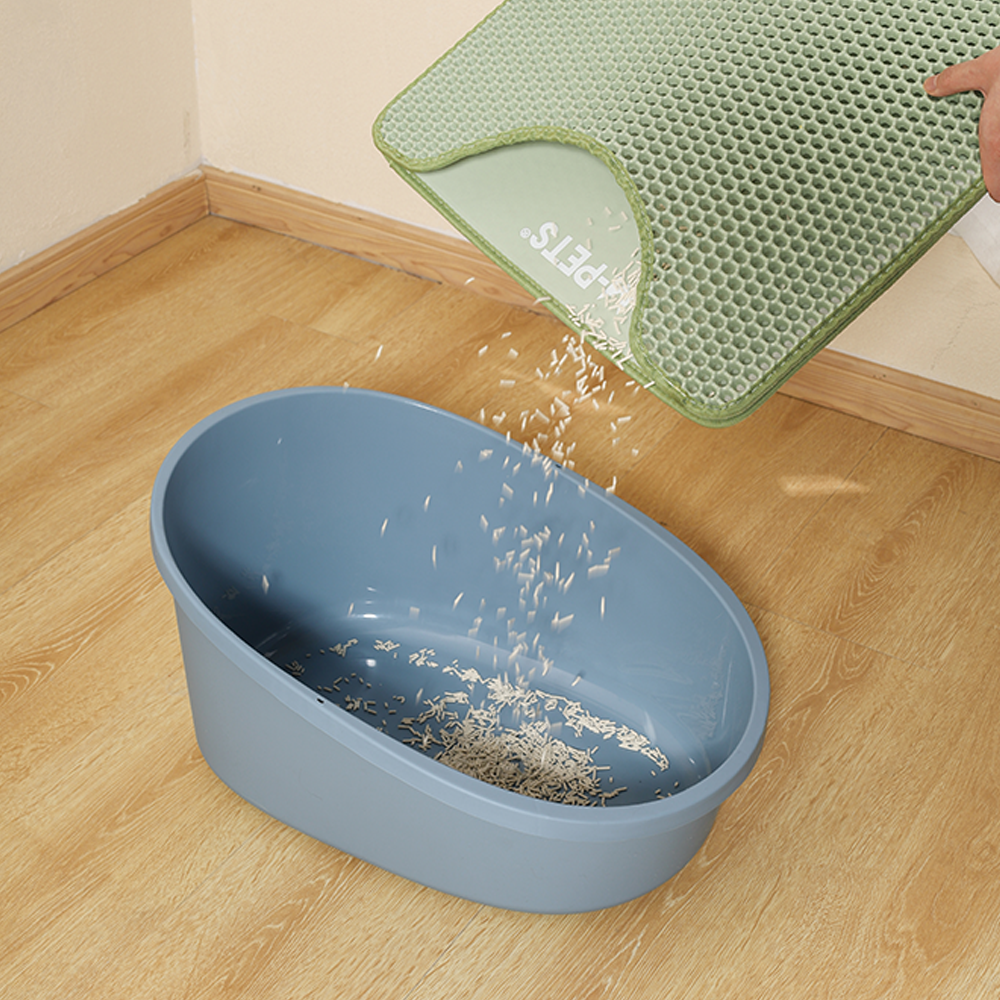 M-PETS Duplex Green Cat Litter Mat 45x65cm