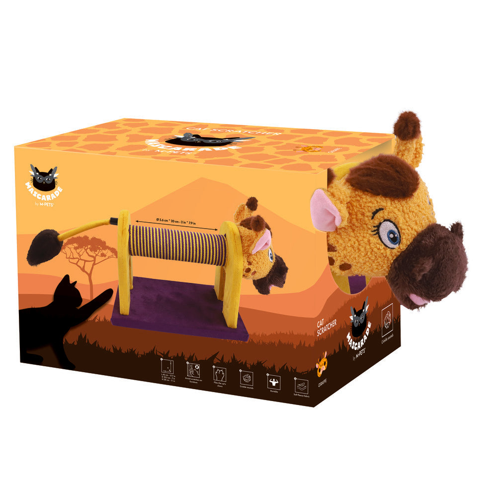 M-PETS Mascarade Cat Scratcher Giraffe