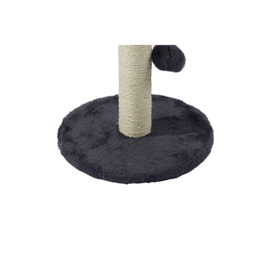 M-PETS My First Cat Tree Pompom Dark Grey