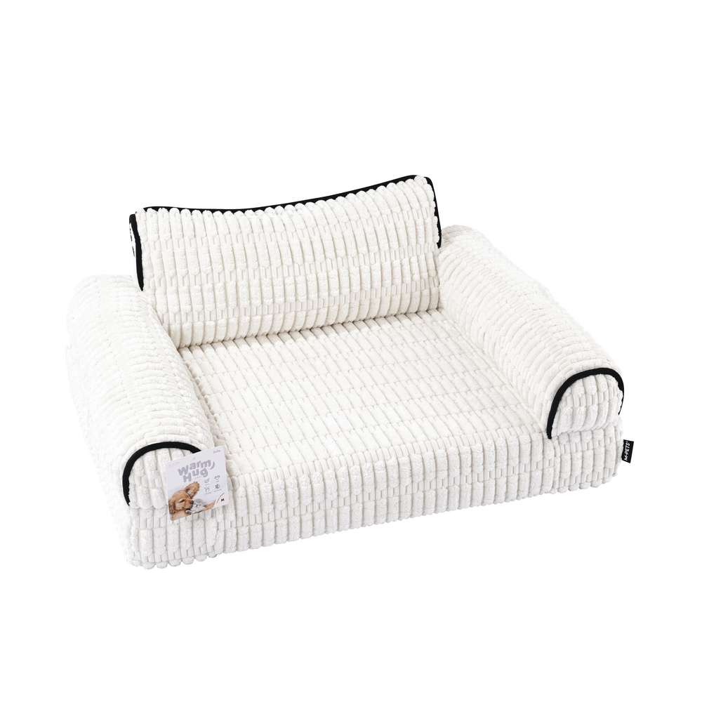 M-PETS Warm Hug Pet Sofa Creamy Dreams