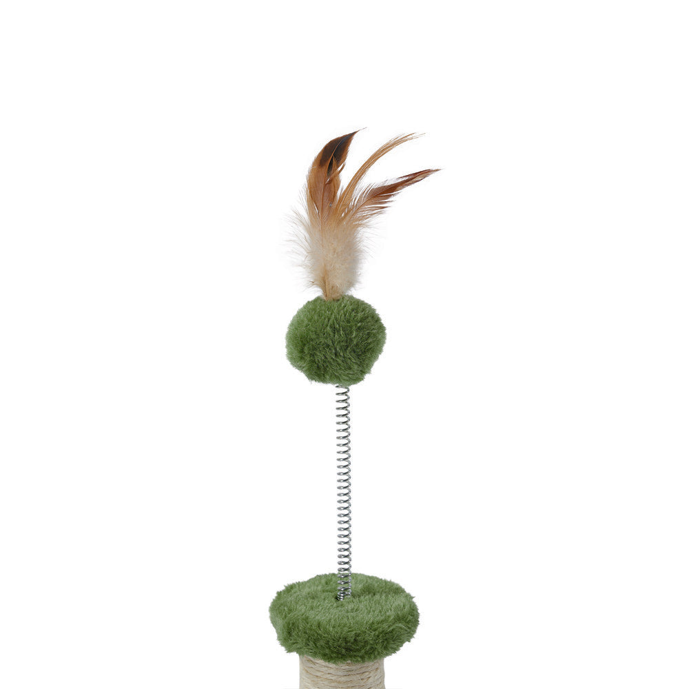 M-PETS My First Cat Tree Feather Green