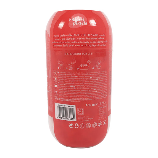 M-PETS Fresh Pearls Natural Cat Litter Deodorizer Floral 450ml