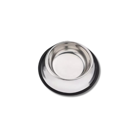 Pet Feeding Anti Slip Steel Bowl (18, 22 and 34Cm)