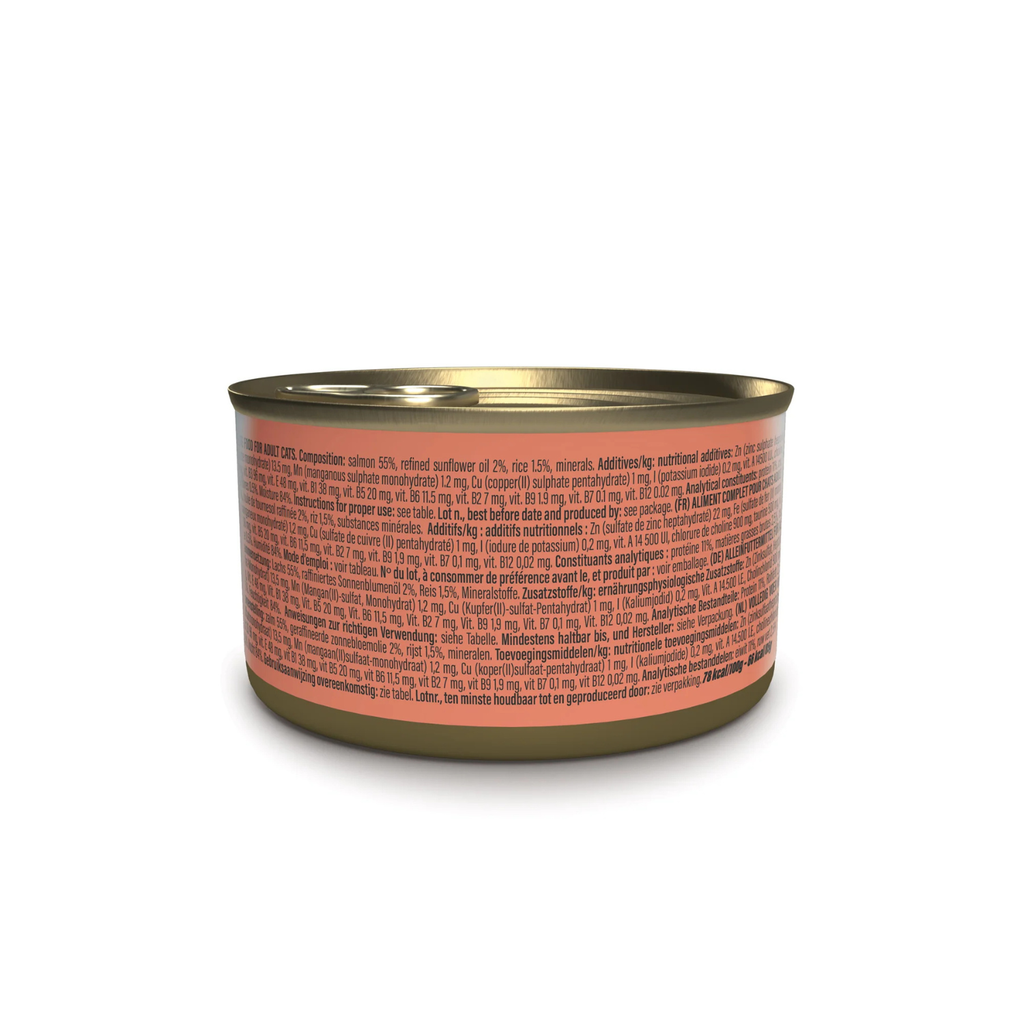 Schesir Complete & Balanced Nutrition Wet Cat Food in Broth Can- Natural Salmon 85g