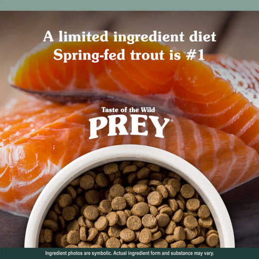 Taste of the Wild PREY Trout Limited Ingredient Formula for Dogs