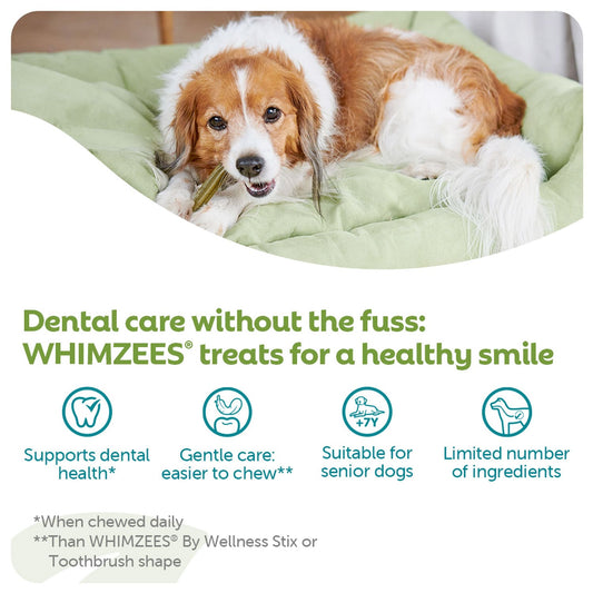 Whimzees Soft Daily Dental Dog Treats Value Bag - Small (28 pcs)