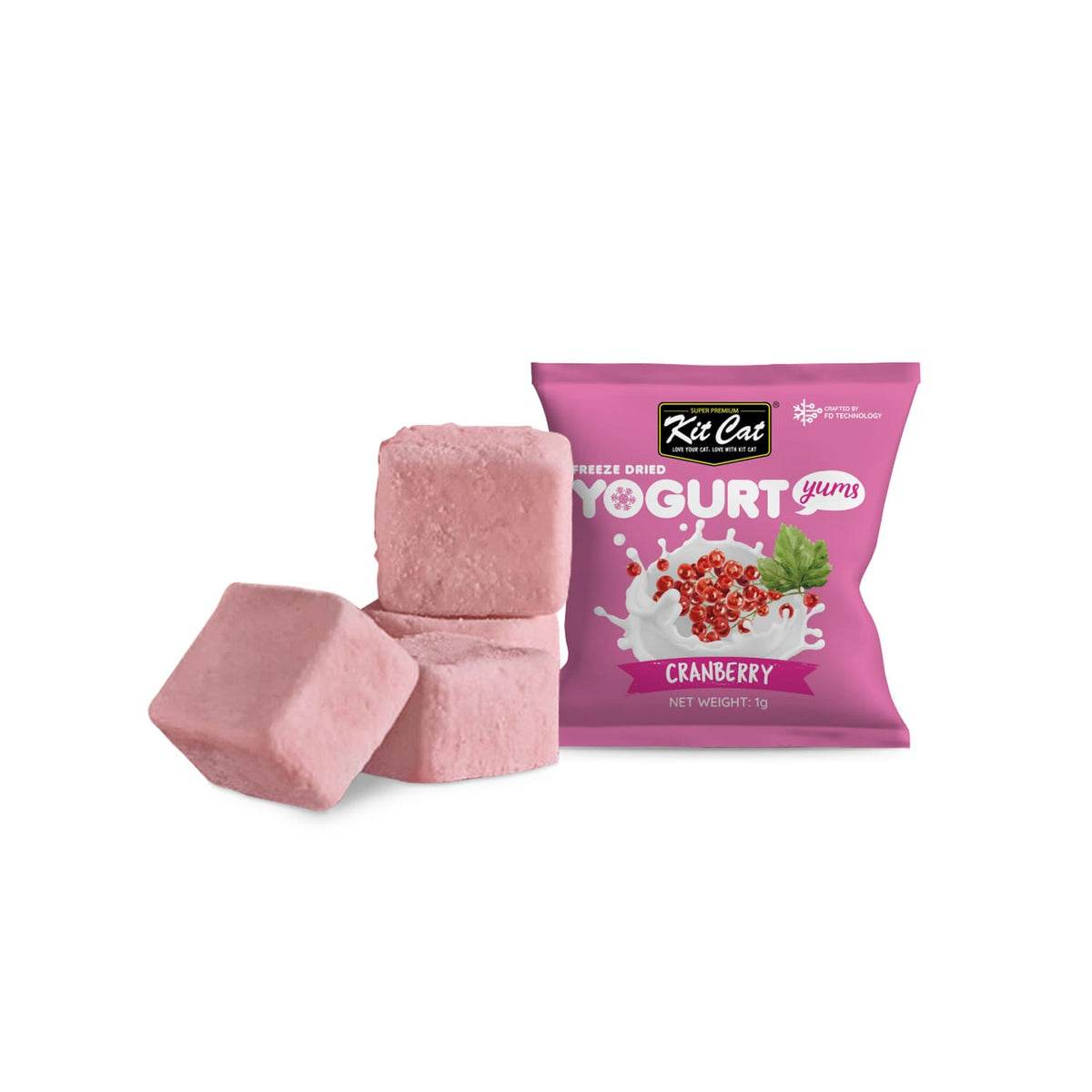 Kit Cat Freeze Dried Yogurt Yums - Cranberry