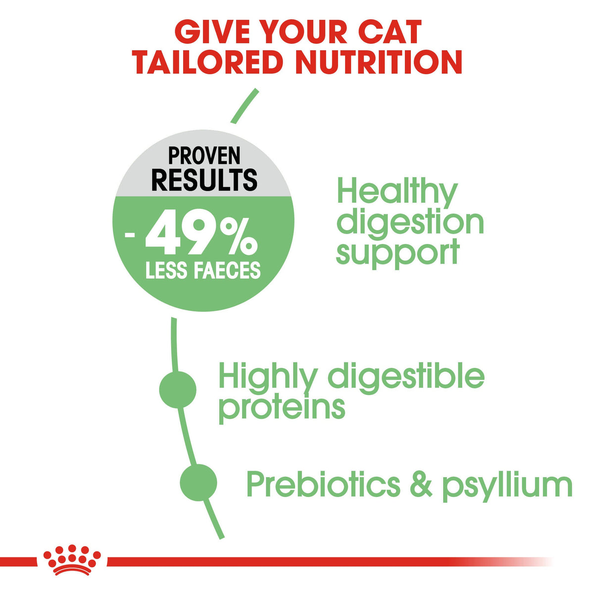 Royal Canin Digestive Care Dry Cat Food - 2kg