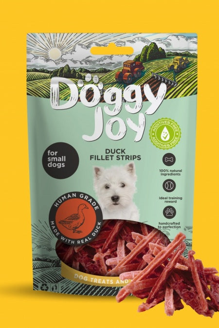 Doggy Joy Duck Fillet Strips Dog Treats 55g