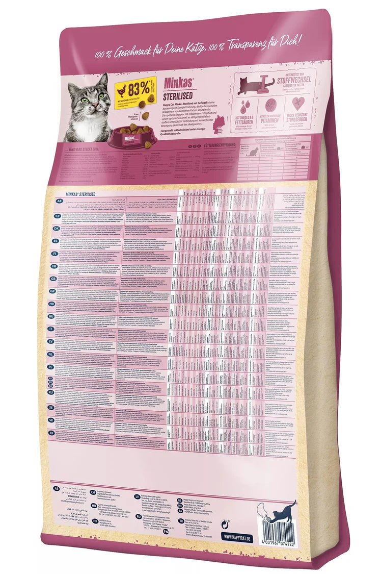 Happy Cat Minkas Sterilized - Cat Dry Food