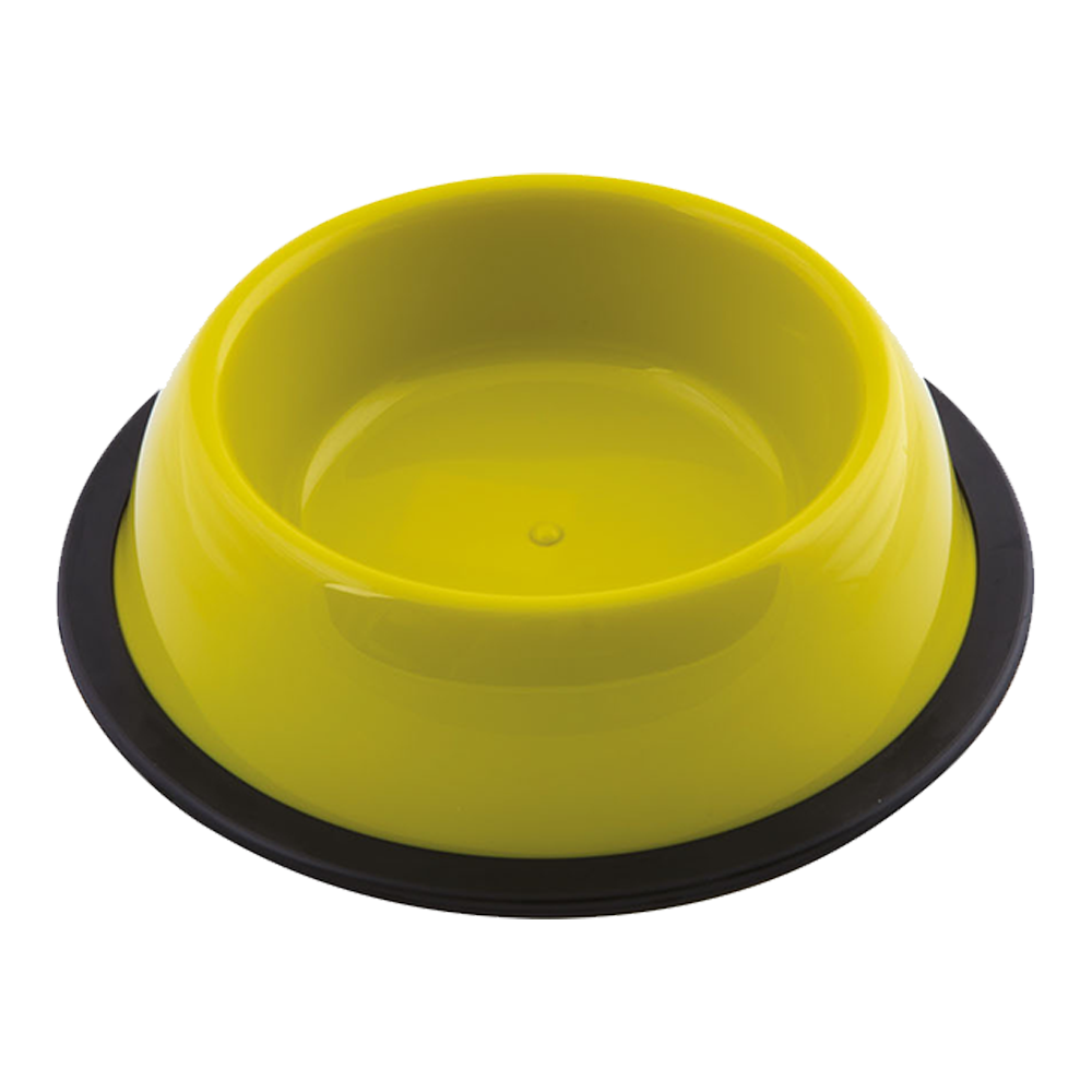 Georplast Silver Antislip Plastic Pet Bowl