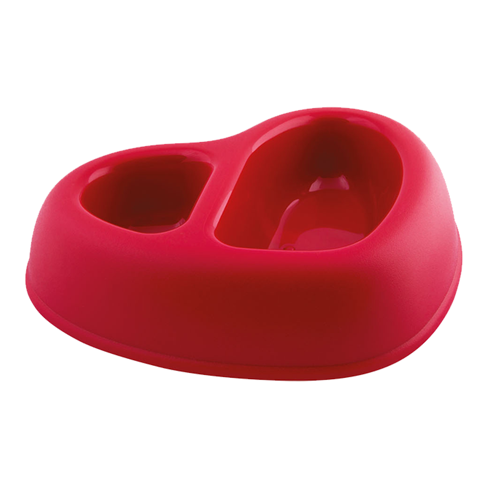 Georplast That’s Amore Double Plastic Pet Bowl