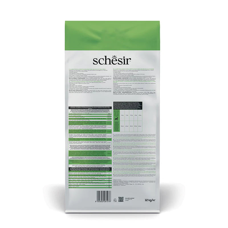 Schesir Medium Adult Maintenance with Lamb 12kg