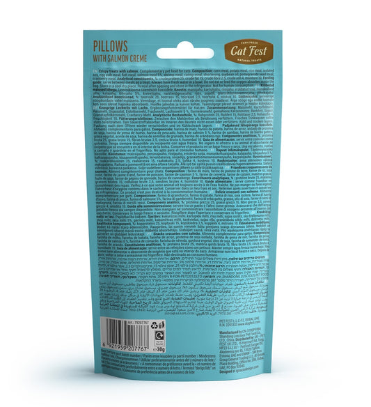 Cat Fest Pillows With Salmon Cream 30g