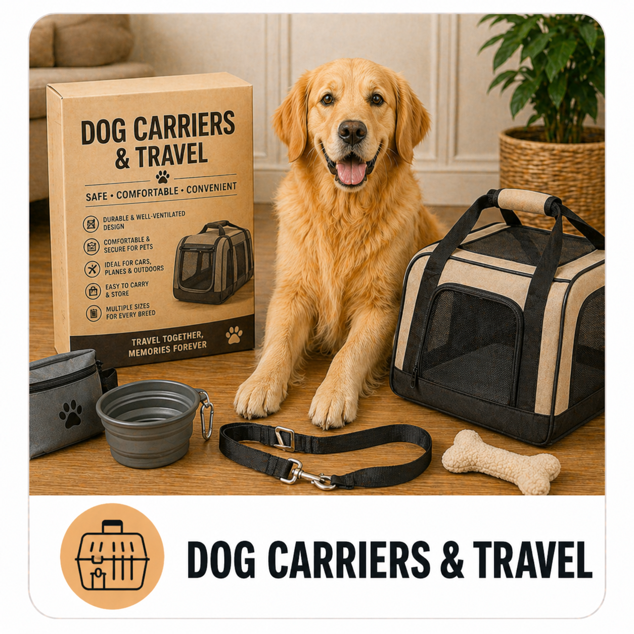 Dog Carriers & Travel