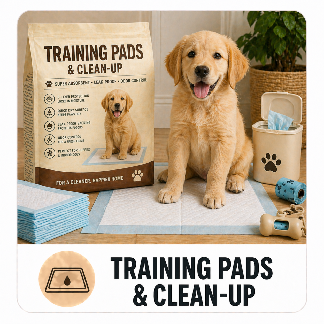 Dog Training Pads & Clean-up