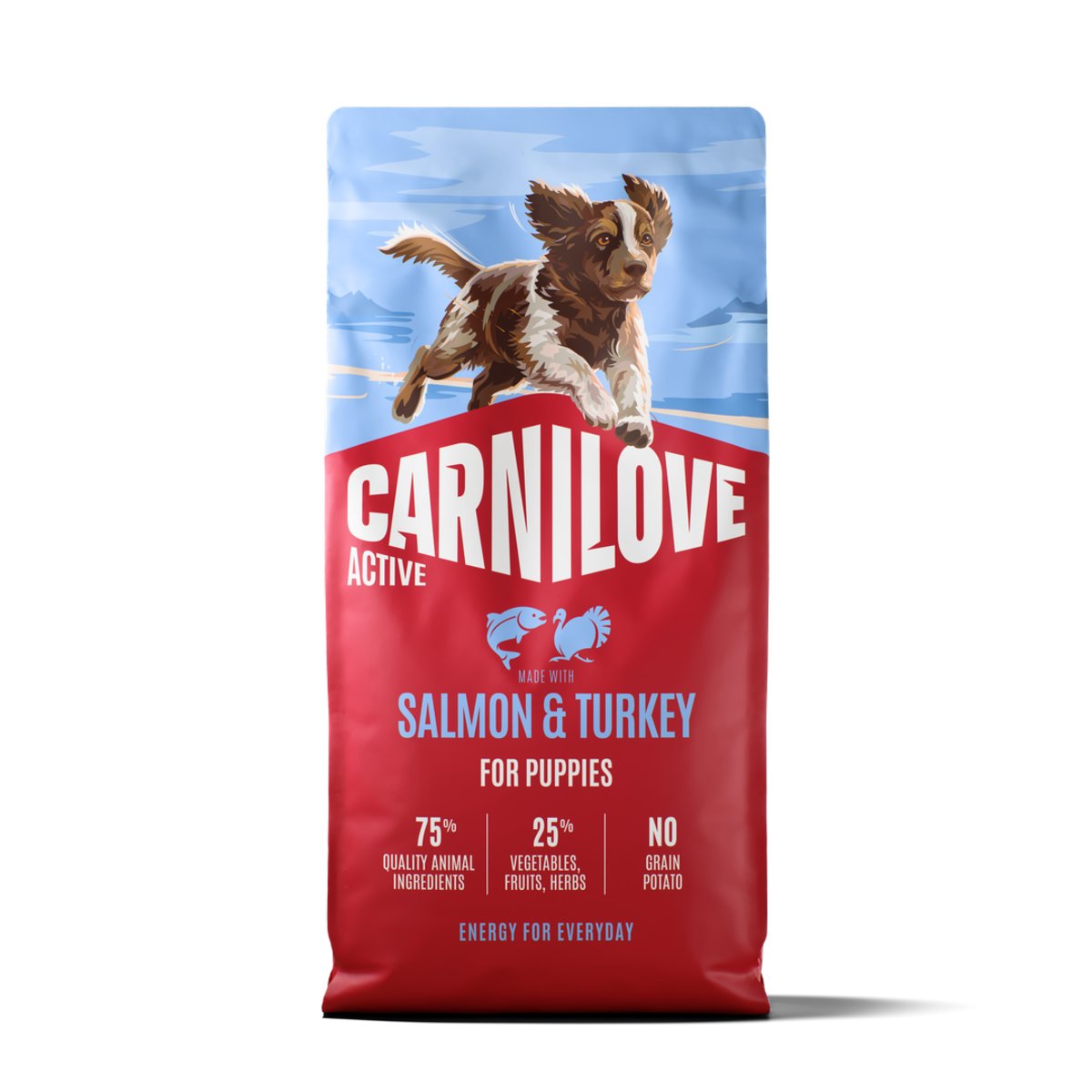 Carnilove Active Salmon & Turkey for Puppies Dry Dog Food 1.5kg