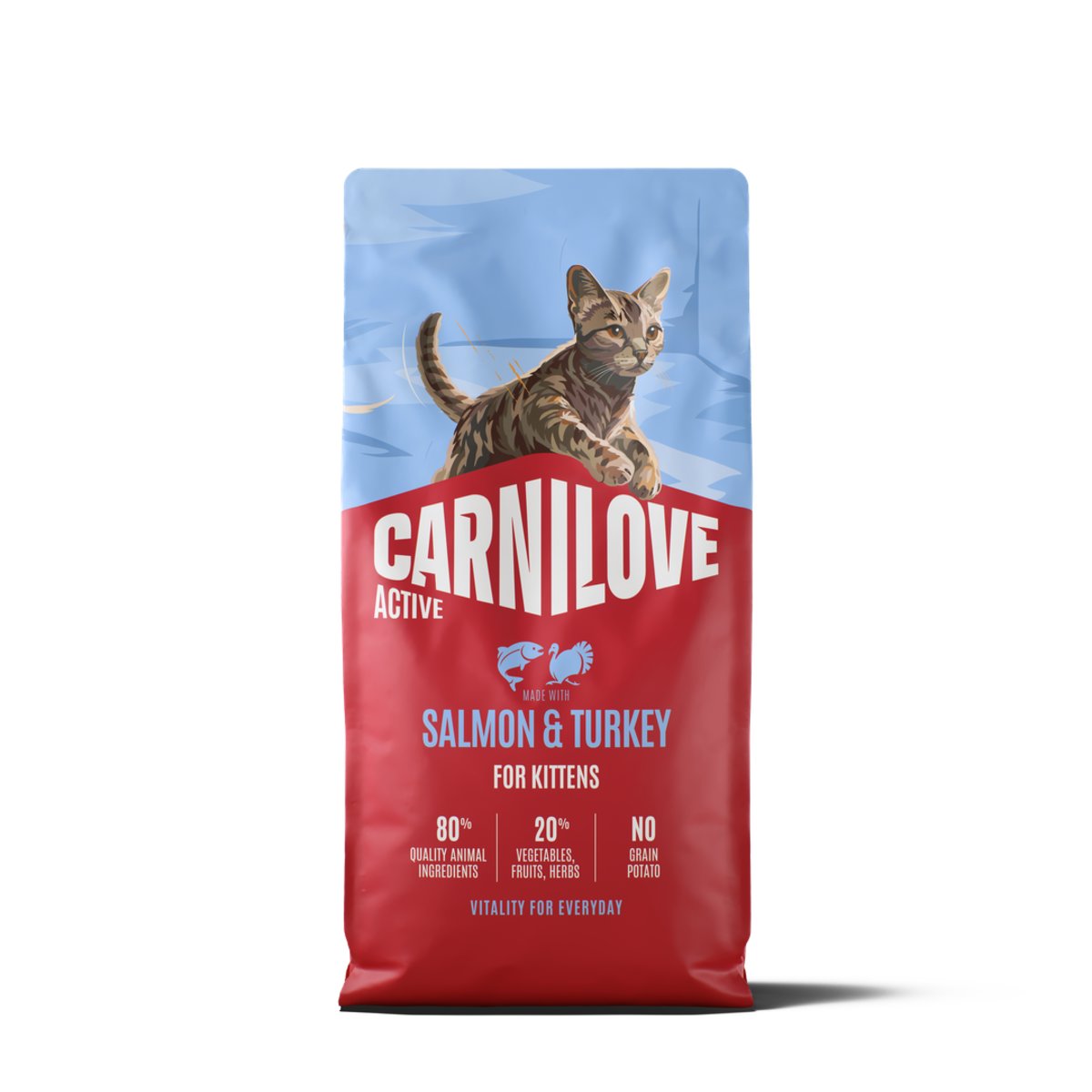 Carnilove Active Salmon & Turkey for Kittens Dry Cat Food 2kg