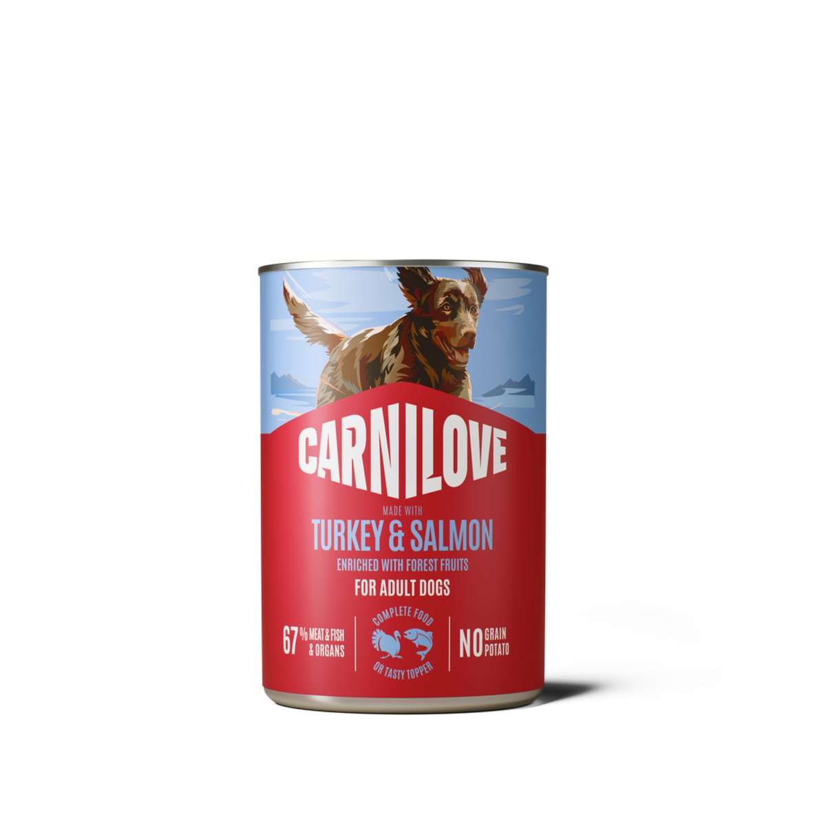 Carnilove Turkey & Salmon Pate Can Wet Dog Food 400g