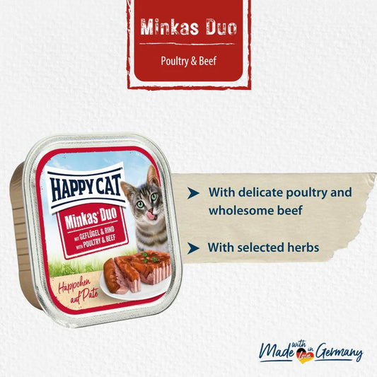 Happy Cat Minkas Duo Poultry & Beef