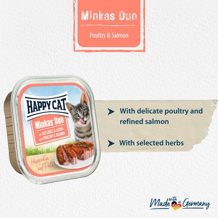 Happy Cat Minkas Duo Poultry & Salmon