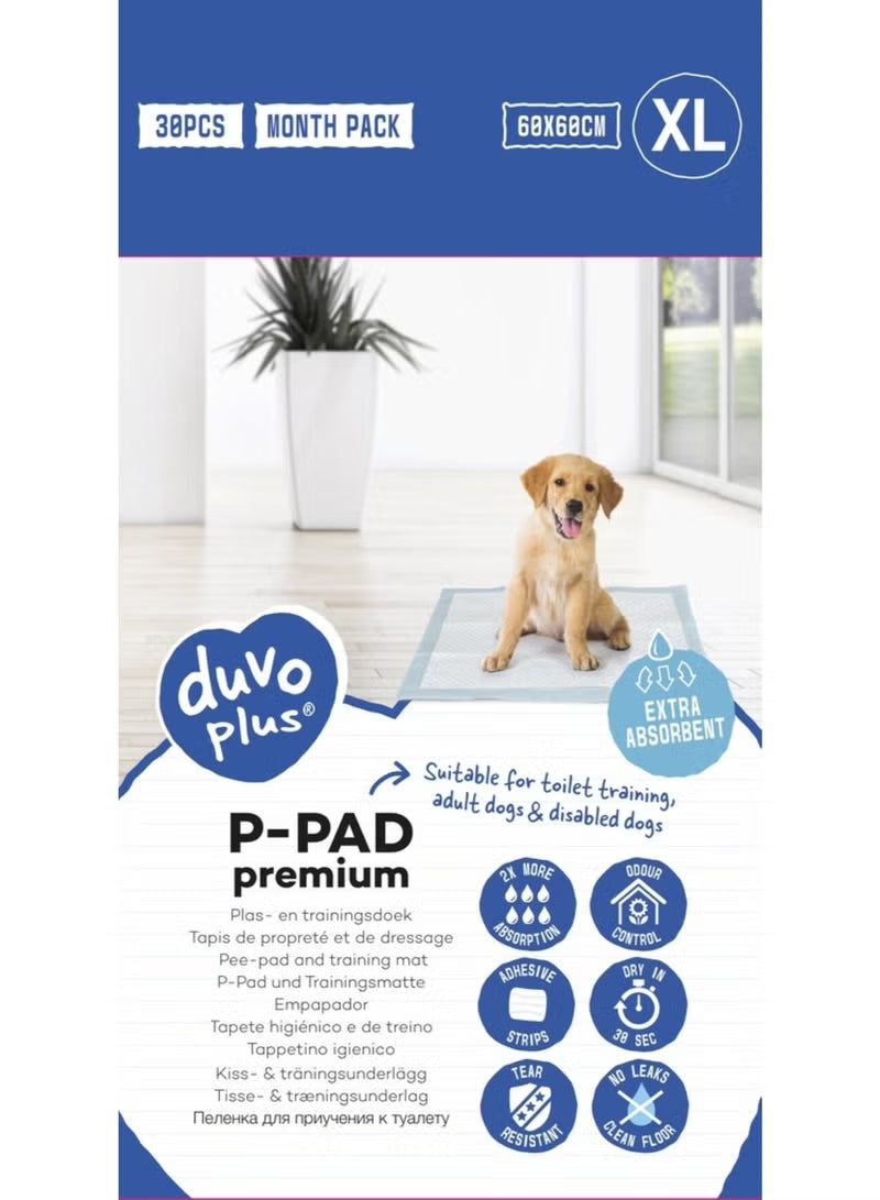 Duvo+ Pet Pad X Large (30pcs) 60 x 60cm[Dimension - 60 x 60cm]
