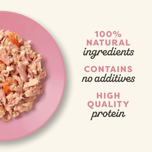 Applaws Tuna Fillet with Prawn in Broth Wet Cat Food 156g Tin