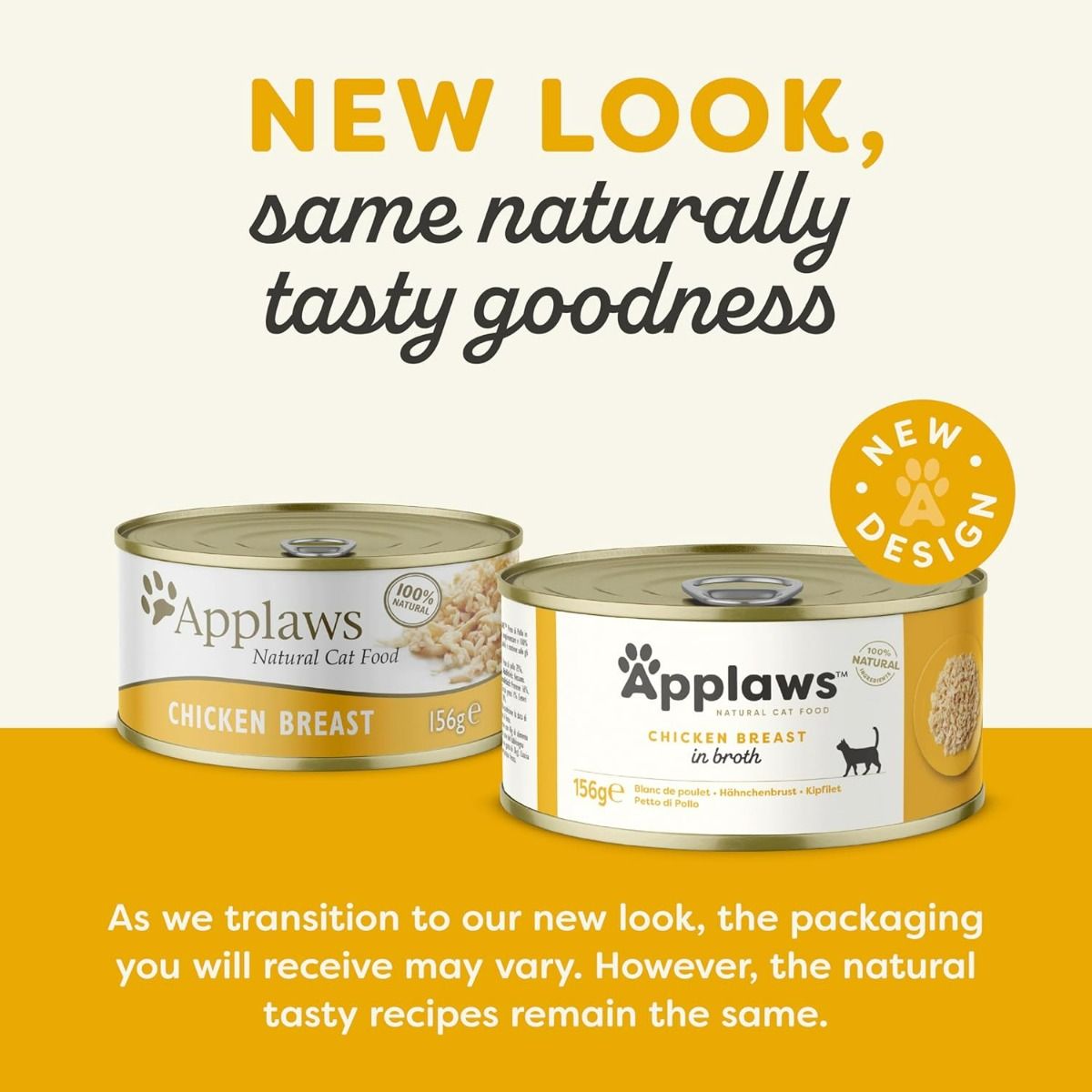 Applaws Chicken Breast in Broth Wet Cat Food Tin 156g