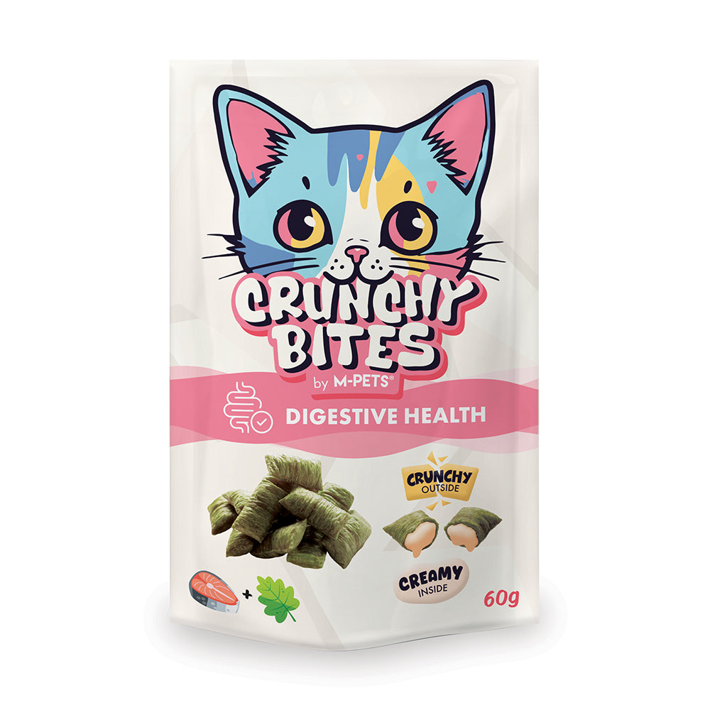 M-PETS Crunchy Bites with Function Cat Treat - Digestive Health 60g