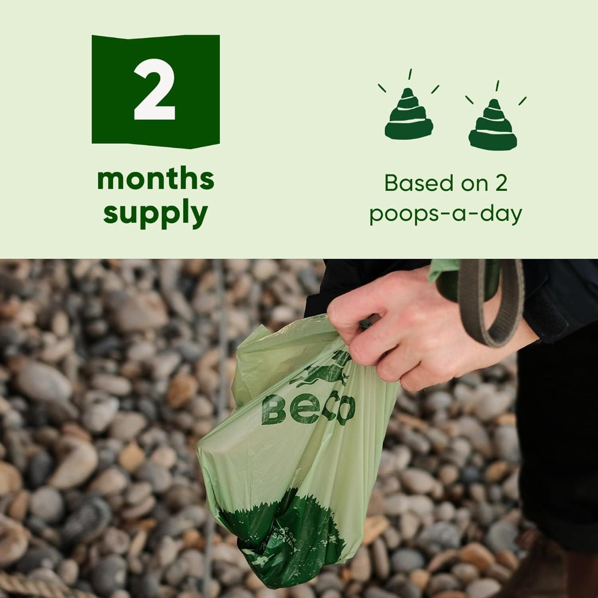 Beco Pets Unscented Poop Bags 120pcs