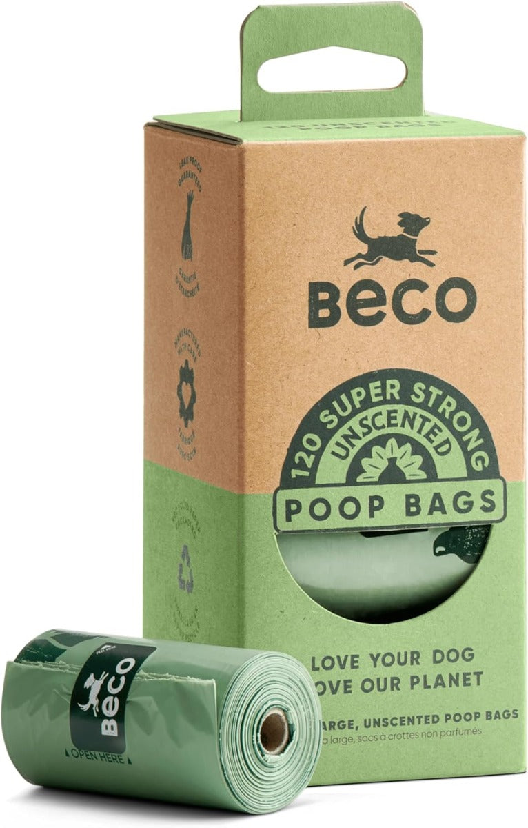 Beco Pets Unscented Poop Bags 120pcs