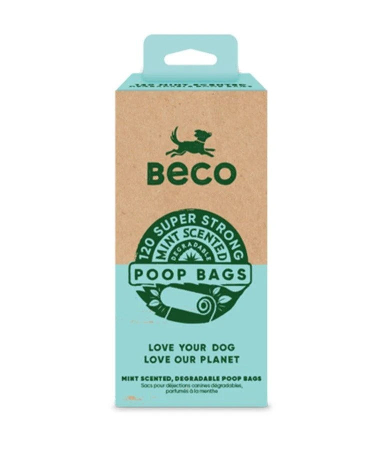 Beco Pets Mint Scented Poop Bags 120pcs