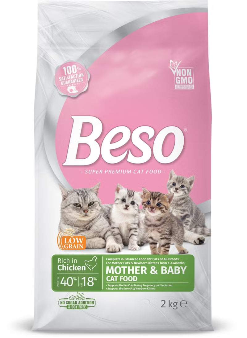 Beso Mother & Baby Cat Food 2 kg.