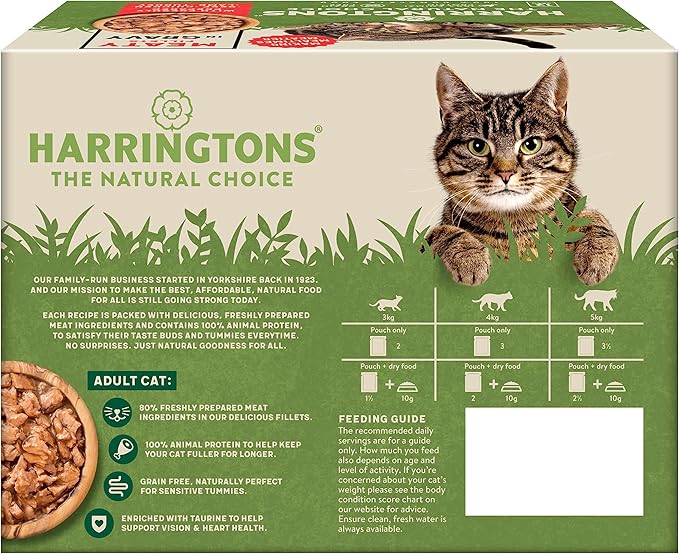 Harringtons Meat in Jelly Wet Cat Food Multipack