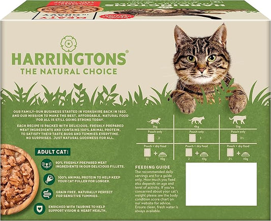 Harringtons Meat in Jelly Wet Cat Food Multipack