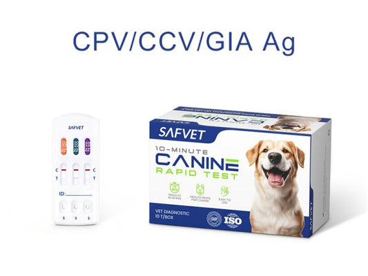 CPV/CCV/Giardia 3 in 1 Combo Test (10 Tests/Box)
