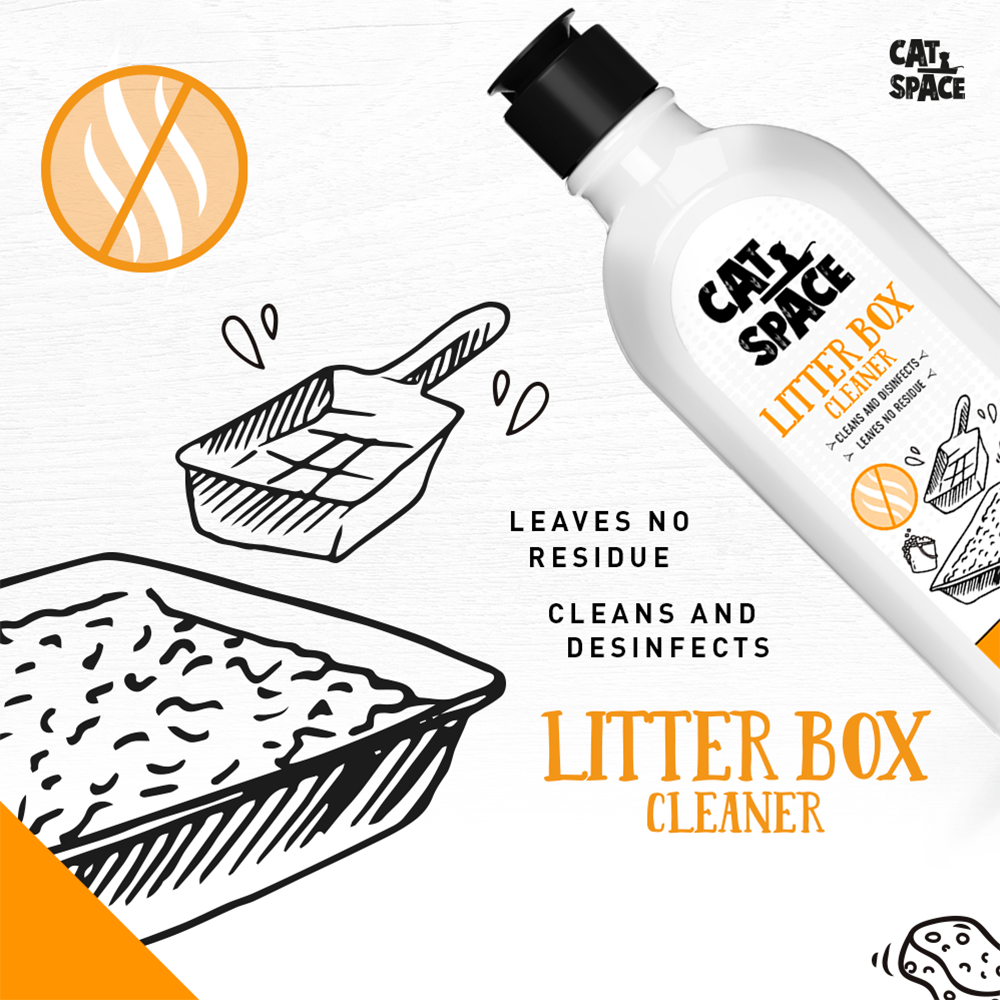 Cat Space Litter Box Cleaner Spray 500ml