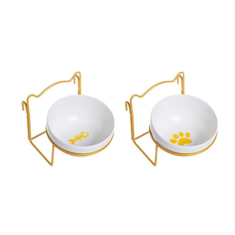 Ceramic Food Bowl With Hanger (2Pcs Set)