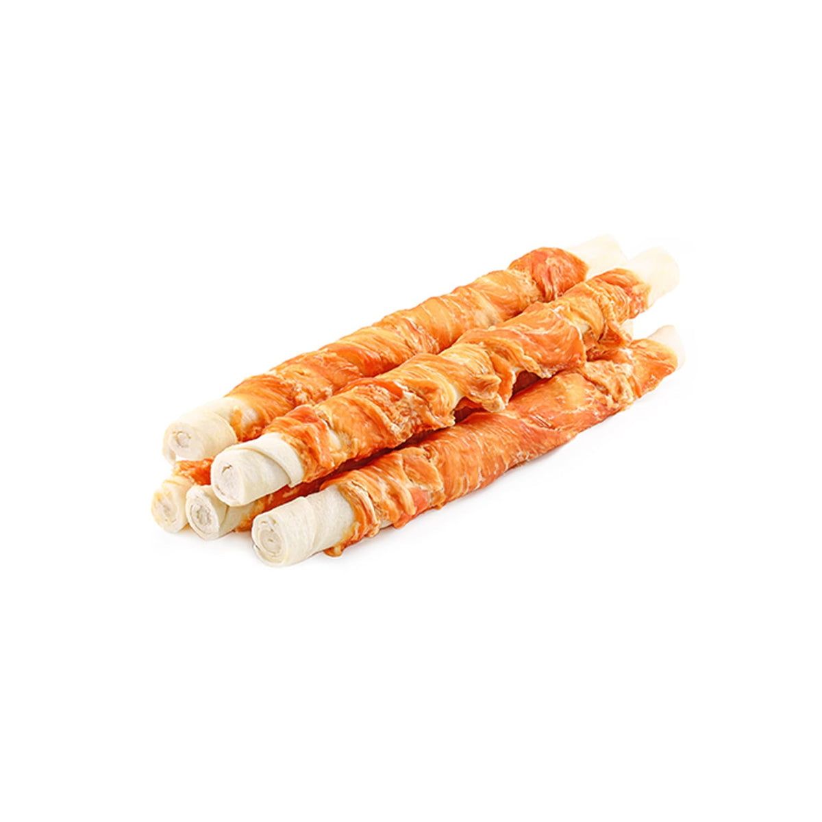 Wanpy Chewy 10" Chicken Jerky & Rawhide Twists 70g