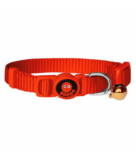 Doco Signature Cat Collar 1 x 19 - 31 cm - XS [Color - Safety Orange]