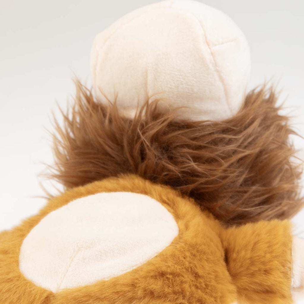Duvo+ Plush Wildlife Lion Crackle Dog Toy 20x13x30cm - Brown
