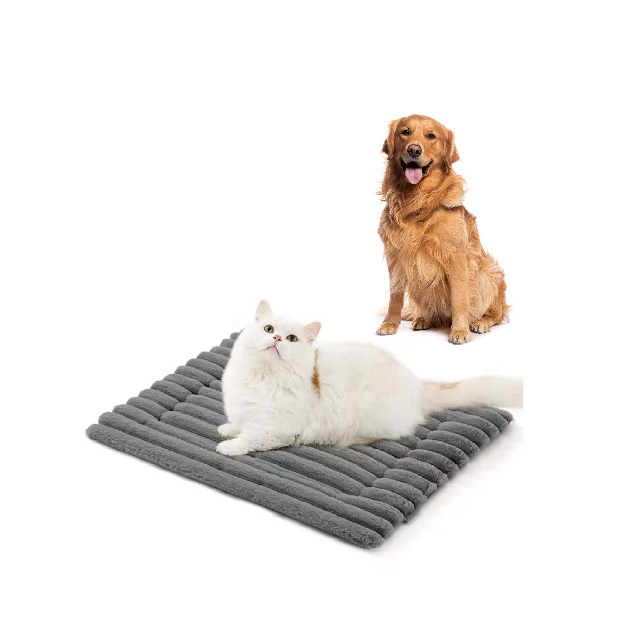Faux Rabbit Fur Pet Mat