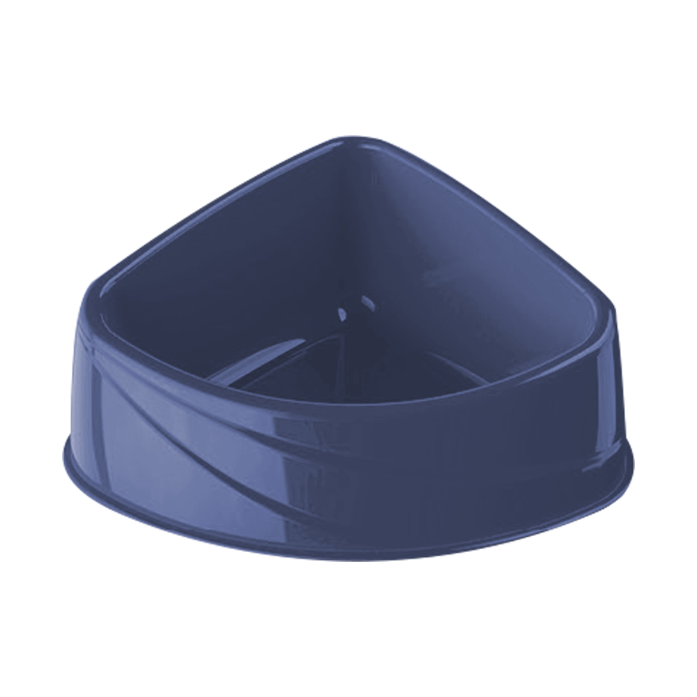 Georplast Corner Plastic Pet Bowl L