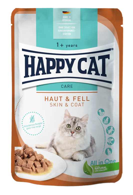 Happy Cat Care skin & coat Meat in Sauce